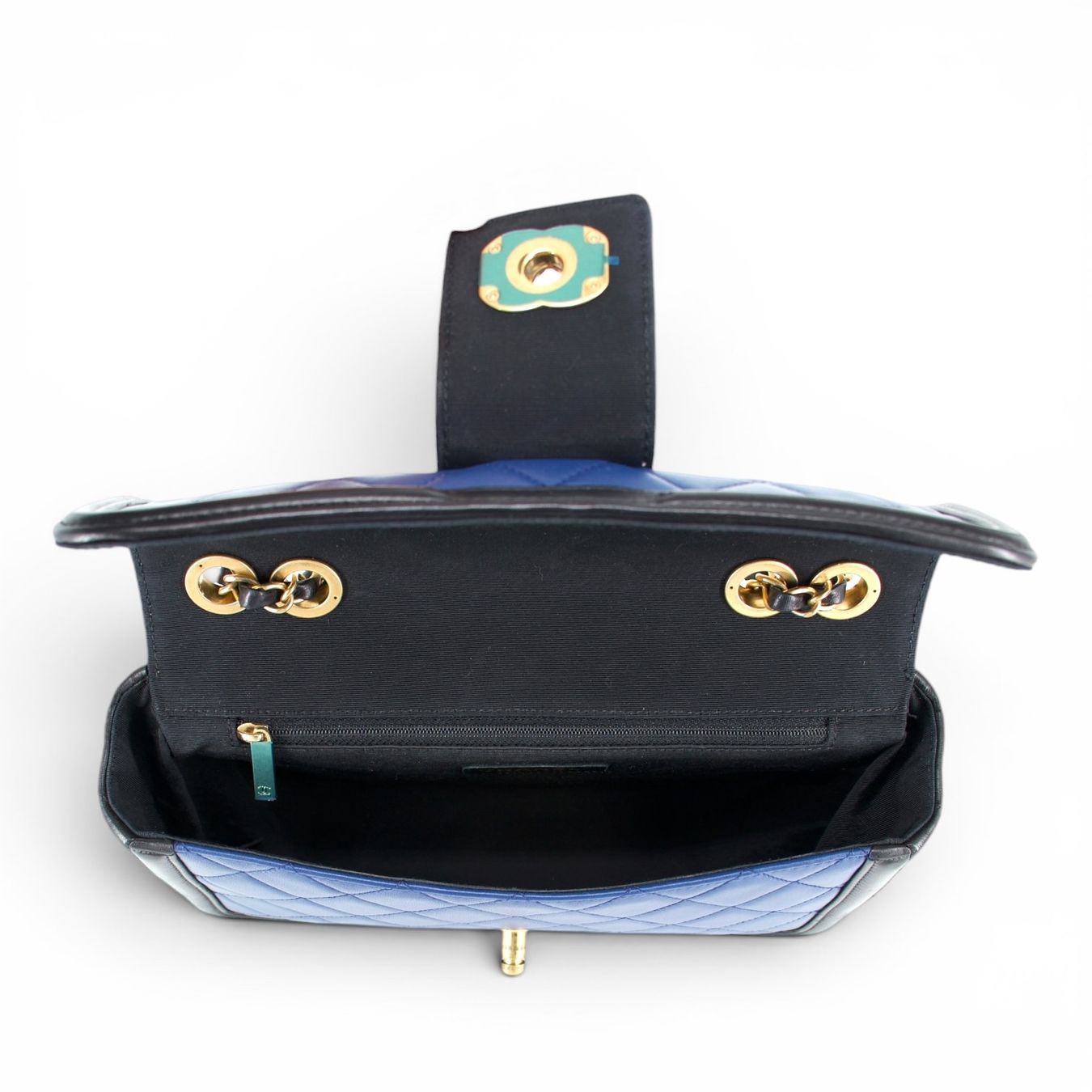 Chanel Borse da donna: Chanel Tasche schwarz/blau – Usato da Binningen venduto da Designerlabels 4
