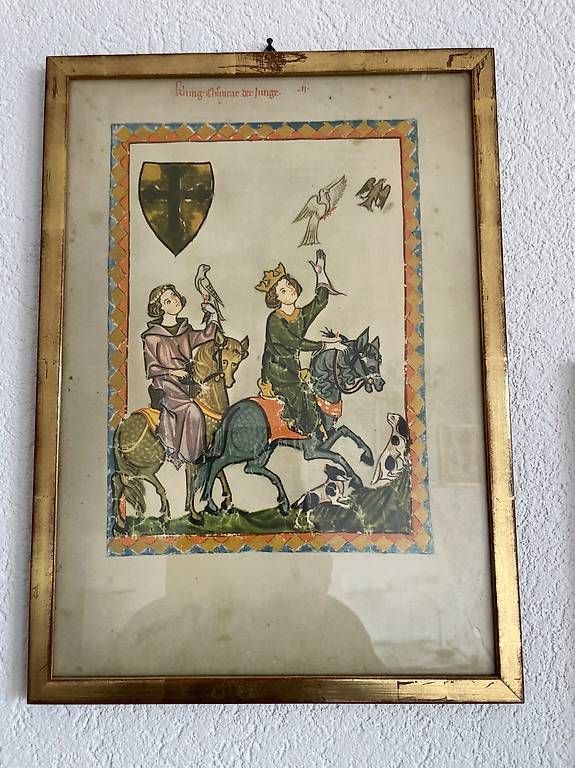 Foto & Immagini: 8 gerahmte Bilder  mittelalterliche Miniaturen Codex-Stil – Usato da Belpberg venduto da groovecat 4