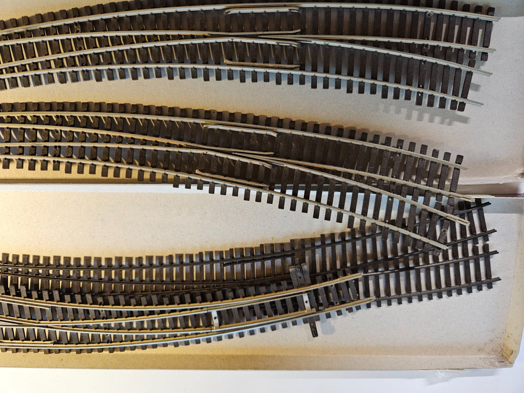 Modellini di ferrovie: 4 Shinohara Weichen Gleichstrom – Usato da Bützberg venduto da Fraggles13 1