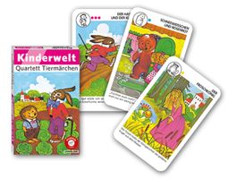 Quartett Tiermärchen Kinderspiel Piatnik
