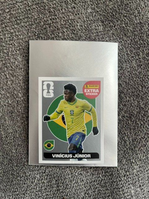 Panini Sammelbilder & Trading cards: Panini Extra Sticker Vinicius Silber – Neu (gemäss Beschreibung) aus Luzern von muse_tool