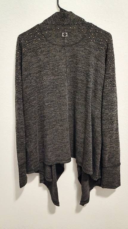 Jacken: Harley Davidson Black Studded Open Cardigan Sweater – Gebraucht aus Dagmersellen von mpincardini 1