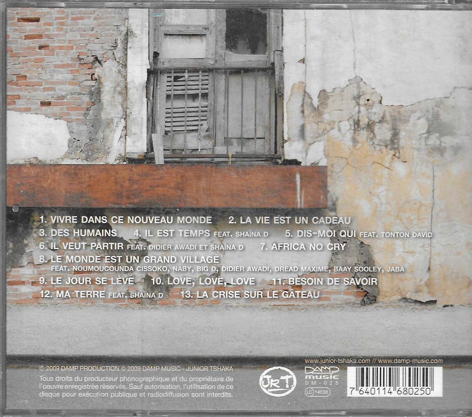 CD: Junior Tshaka - Il est temps... - Dédicacé – Usato da Savagnier venduto da Ne2065 2