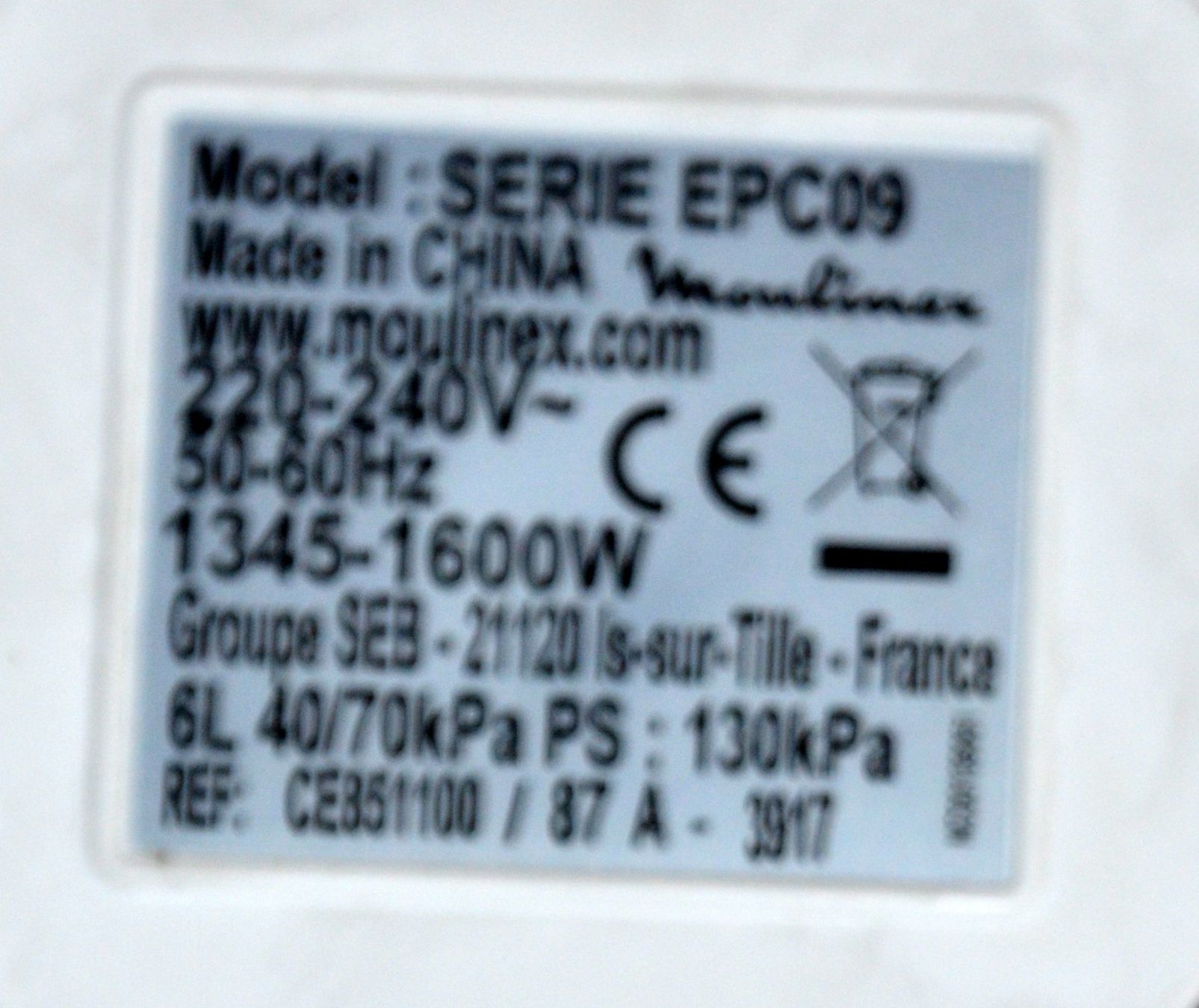 Moulinex Elettrodomestici da cucina: Moulinex COOKEO EPC09 Multicooker – Usato da Collonges venduto da arashee 9