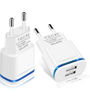 USB Ladeadapter 10.5W – Dual-Port Netzteil weiss
