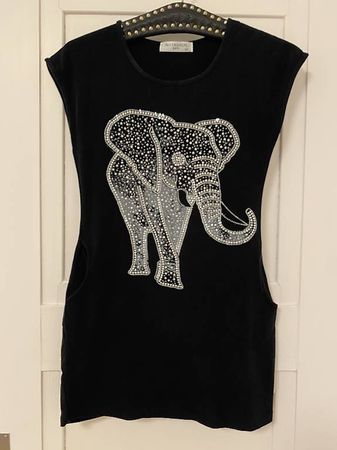Strass-Elefanten Shirt mit 7/8 Leggings Gr. S 