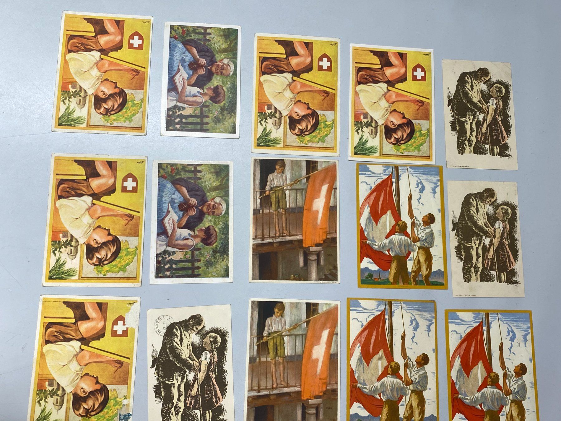 Alle Briefmarken: LOT Flugpost Bundesfeier-Karten /i468 – Gebraucht aus Bern von JMsoehne1987 7