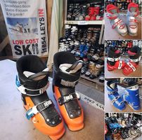Chaussures de skis et skis enfants/adultes à Leysin