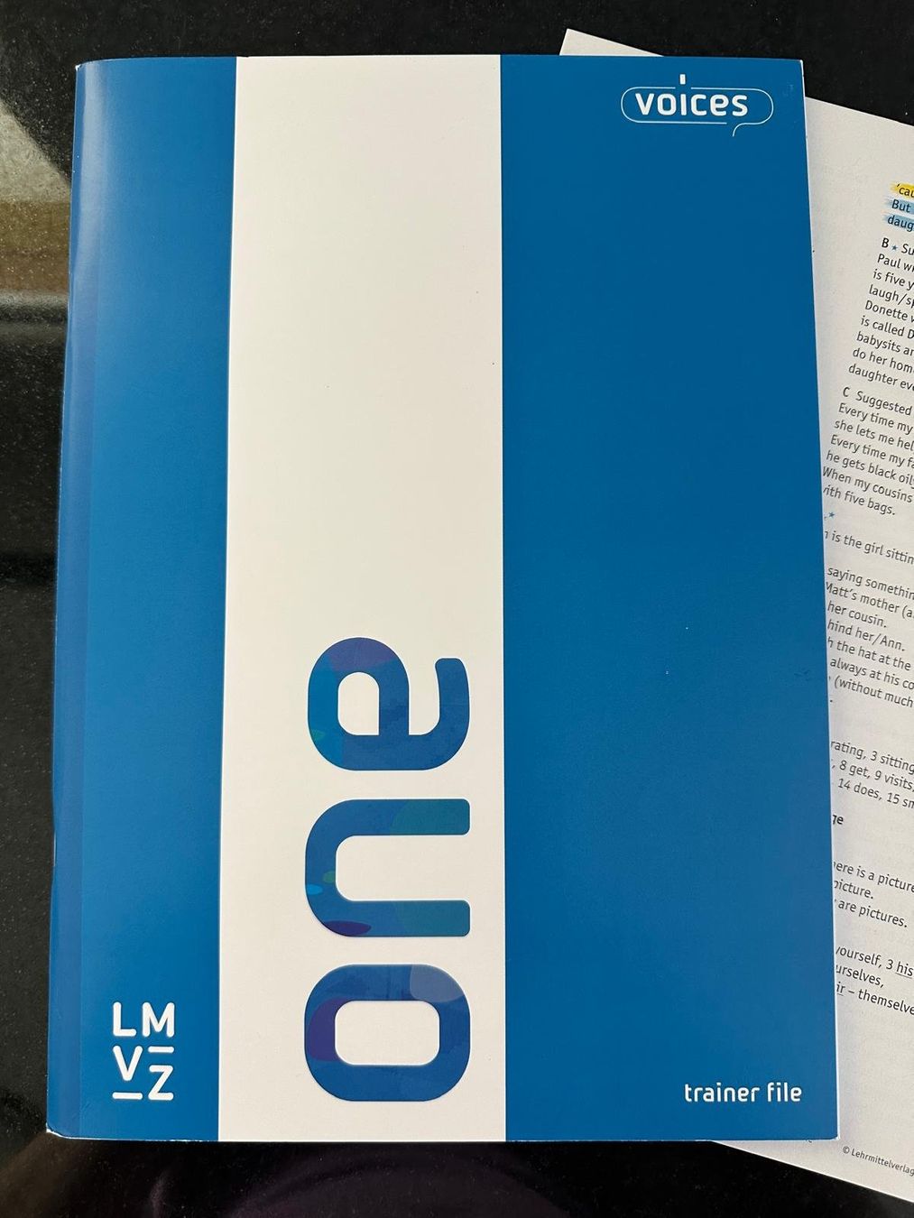 Livres: Voices One trainer file LMVZ – D'occasion à Urdorf par ARJN 1
