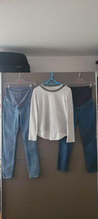 2Jeans  grossesse COLLIN/MA /cotonH&M&Pull élégant 36/S