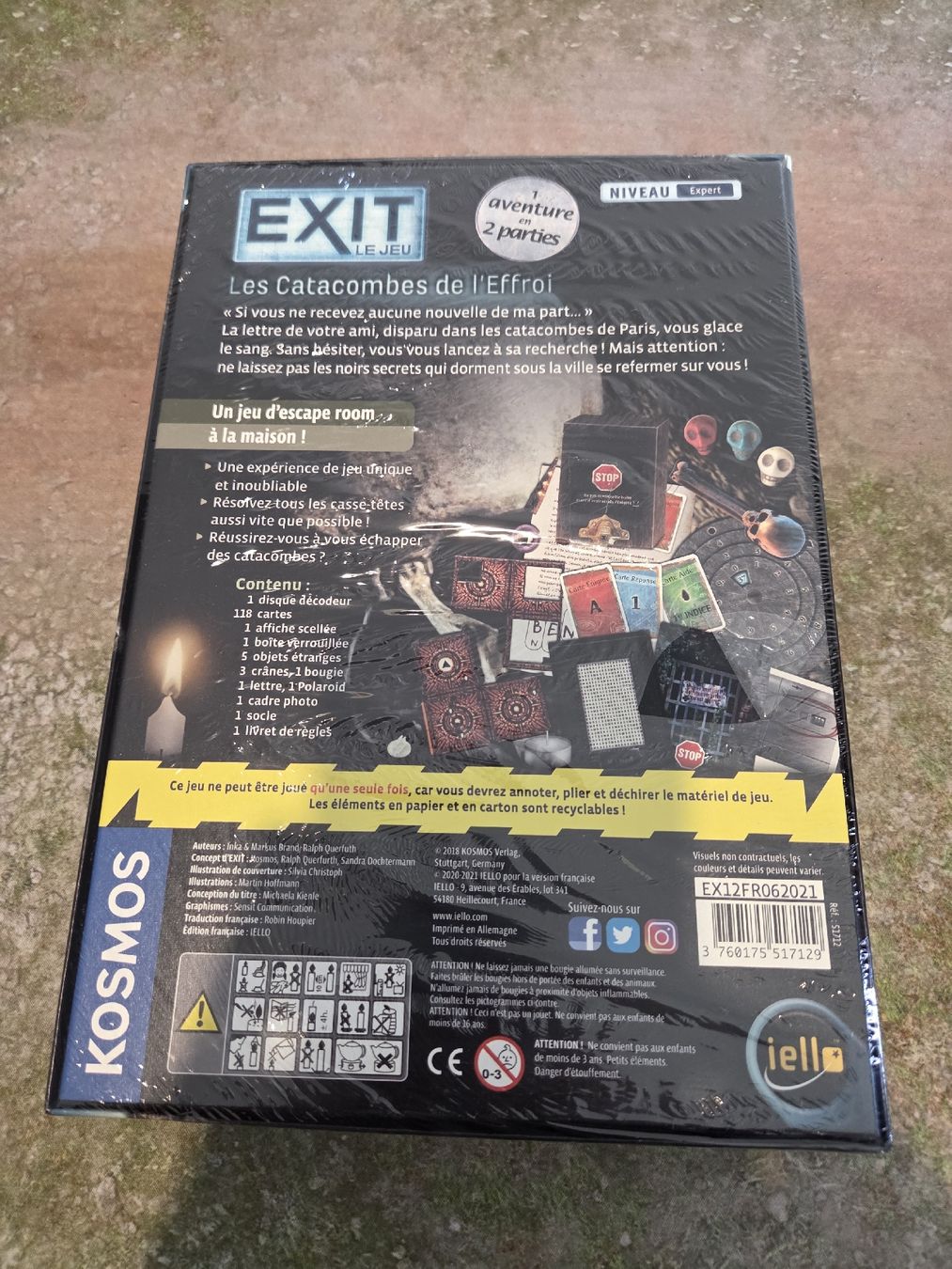 Giochi: EXIT : Les Catacombes de l'Effroi - NEUF SCELLÉ  – Nuovo e nell'imballaggio originale da La Tour-de-Peilz venduto da minijim 1