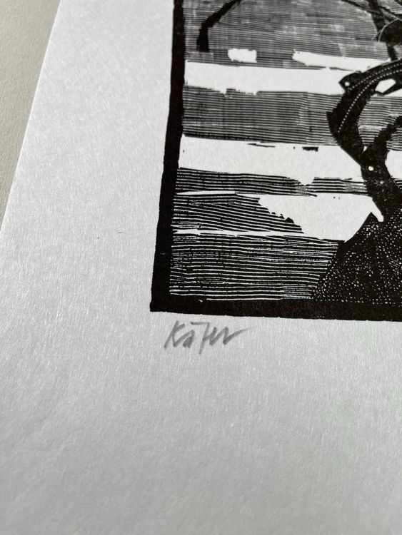 Xilografie: WERNER HOFMANN HOLZSCHNITT SIGNIERT NUMMERIERT – Usato da Gersau venduto da grafik-kunst 3
