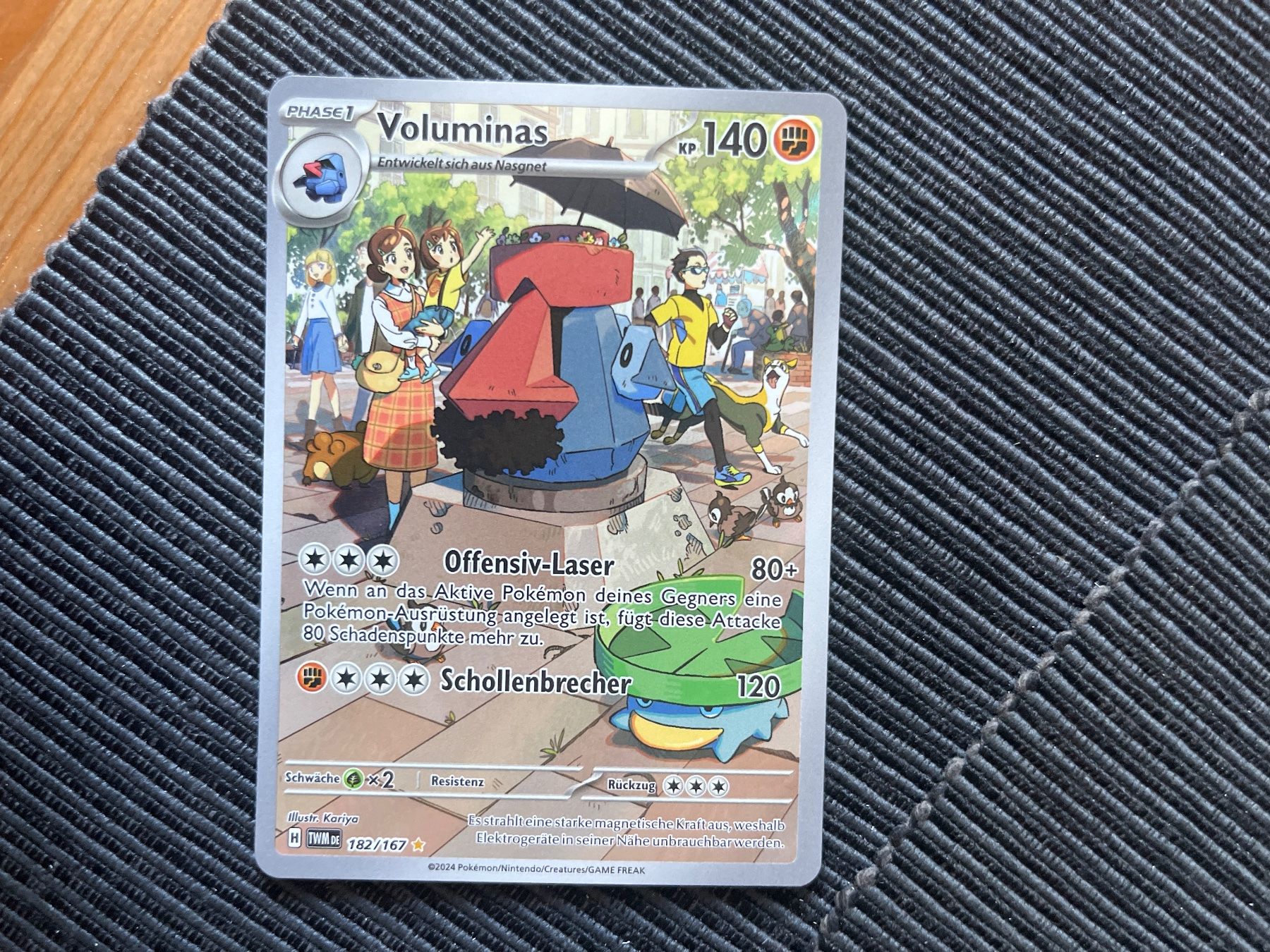 Pokémon Carte collezionabili: Pokemon Voluminas Art Rare Twilight Masquerade – Nuovo (secondo la descrizione) da Wabern venduto da Collectfun