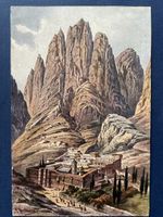 Alte Ansichtskarte: Palästina,Syrien, Berg Sinai, Top!