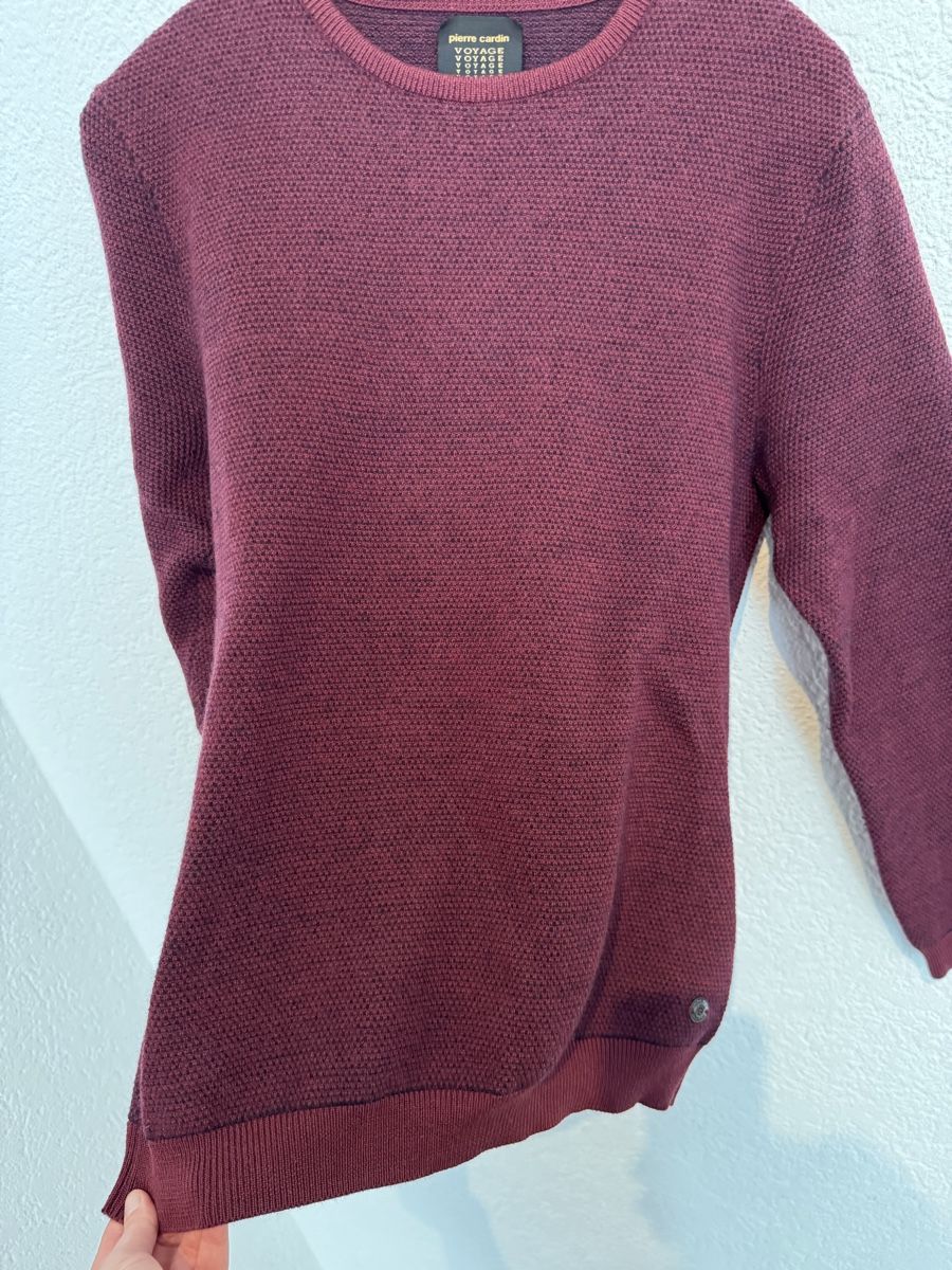 Pierre Cardin Pullover & Sweatshirts: PIERRE CARDIN Men Herren Pullover weinrot Gr. S / M – Gebraucht aus Fislisbach von KolibriSecondhand 3