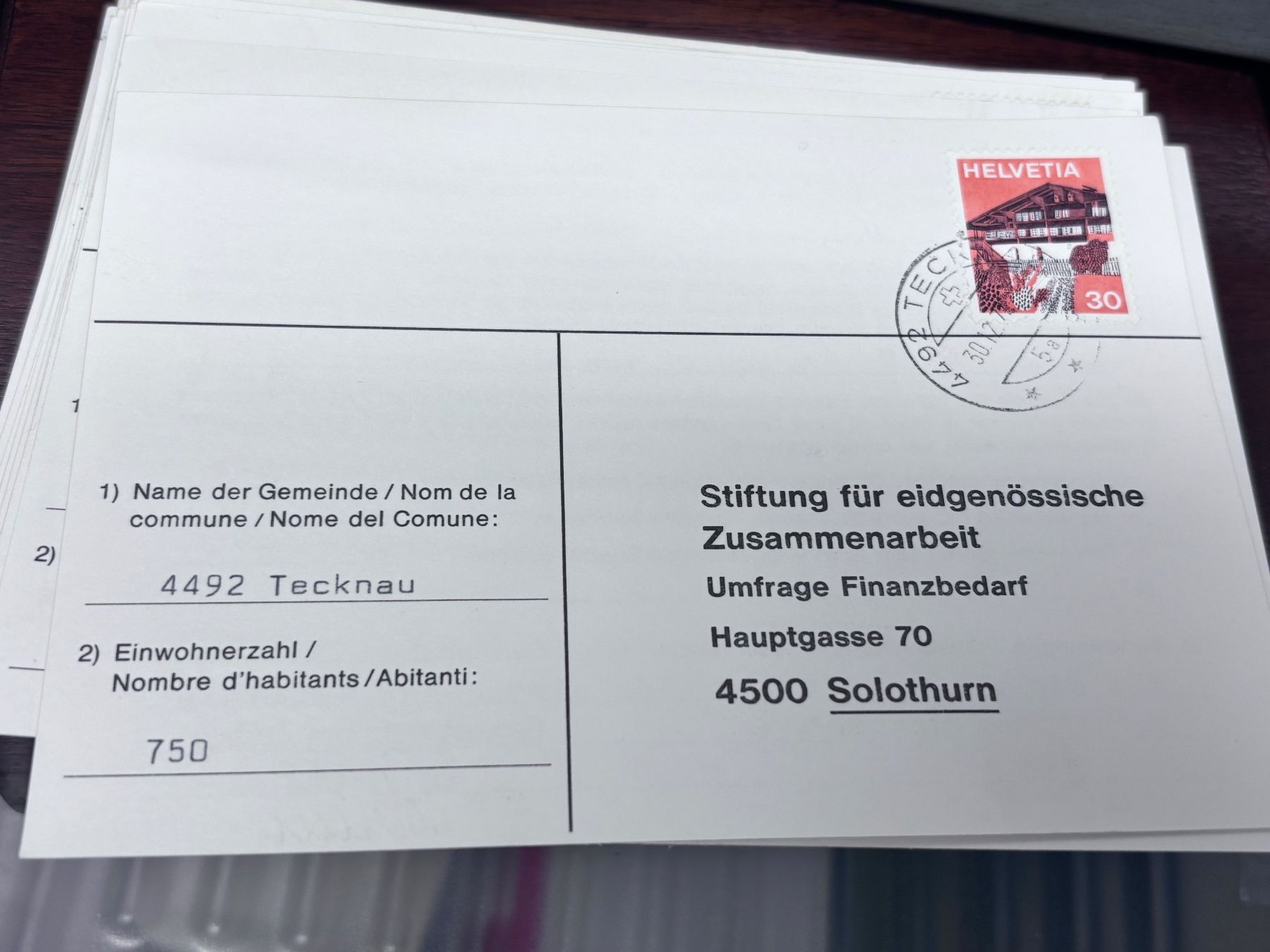 Documenti: Historisches Dokument Tecknau – Usato da Zürich venduto da engebrunau