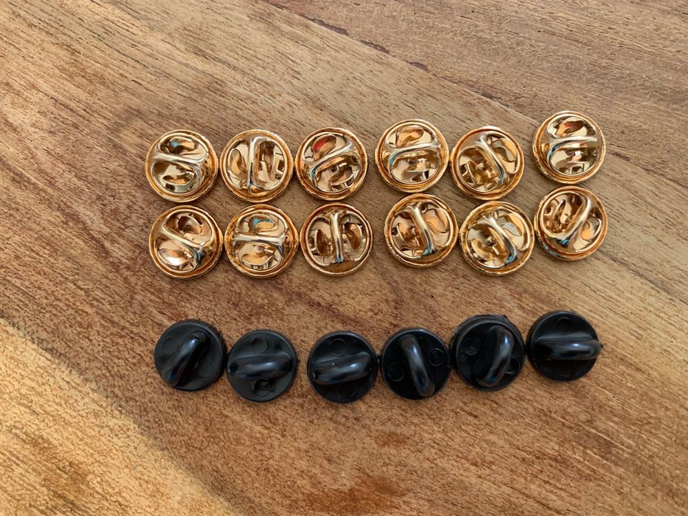 150 Stück Schmetterling Verschlüsse - Metall Clutch Pins Für DIY Basteln