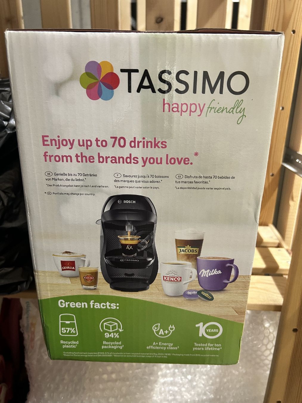 Bosch Macchine per caffè & Macchine per espresso: Bosch Tassimo TAS102ECH Coffee Machine New In Box – Nuovo e nell'imballaggio originale da Basel venduto da rat_7r5v 4