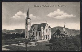 Abtwil bei St. Gallen, Kirche und Pfarrh