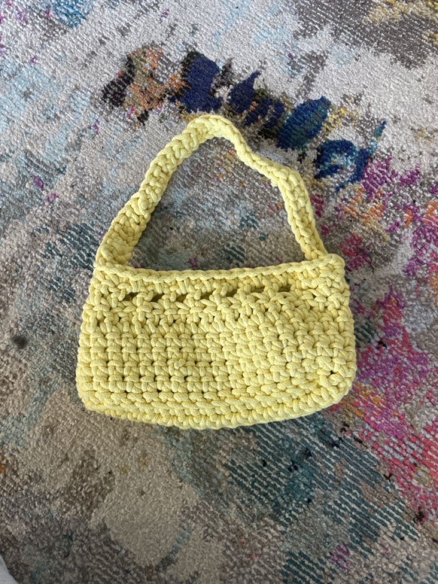 Borse da donna: gelbe gehäkelte Tasche – Usato da Zürich venduto da balilife