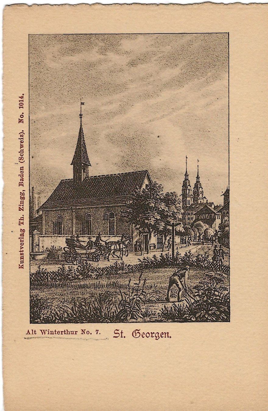 Ansichtskarten: Alt Winterthur, St. Georgen – Gebraucht aus Frauenfeld von Merk52