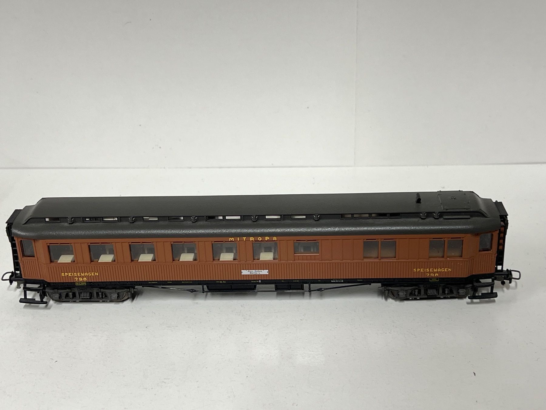 Fleischmann Modellini di ferrovie: Fleischmann Mitropa  Speisewagen   H0 DC – Difettoso da Geroldswil venduto da TopTrain54 1
