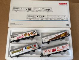 Marklin 4785 SBB Hbis Güterwagen Set der MIGROS