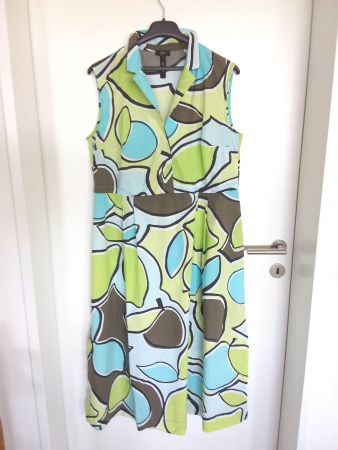 MARCCAIN Sommerkleid Gr N6/42, Baumwolle