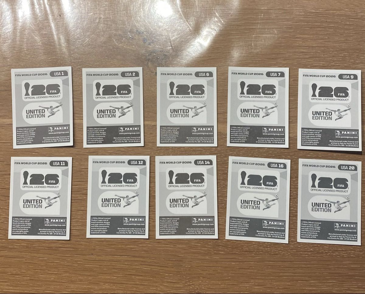 Panini Carte collezionabili: Panini Stickers - USA - 10 Stickers – Nuovo (secondo la descrizione) da Adliswil venduto da didoli 1