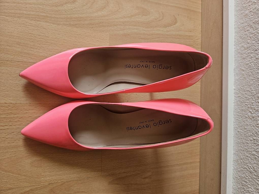 Damenschuhe: Sergio Levantesi Pumps, Pink/Neon, Gr 40  – Gebraucht aus Zürich von Elena231 3
