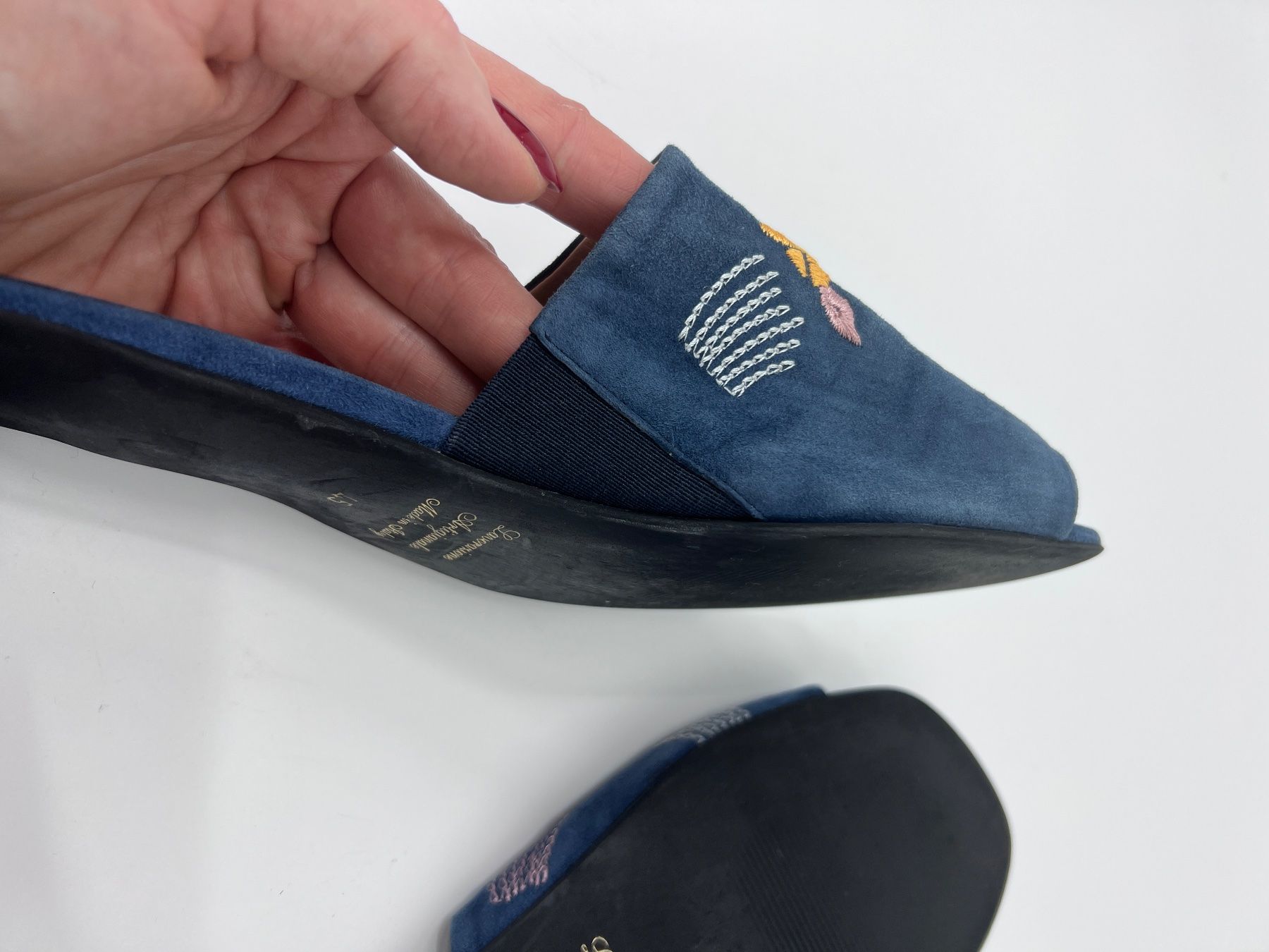Scarpe da donna: Denim Flip Flop, Gr. 45 – Usato da Altendorf venduto da Ro 6