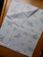 Antik - Retro Restenstoff - Baumwolle Blumen 35 x 85 cm