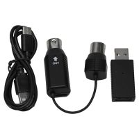 Wireless Adapter Midi Instrumente 10m Reichweite 5 Pin USB