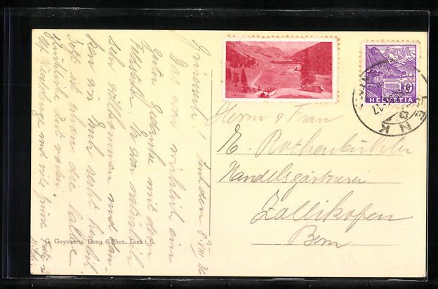 Cartoline postali: AK Lenk i. S., Kirche und Wildstrubel – Usato da Berlin venduto da bartko-reher 1