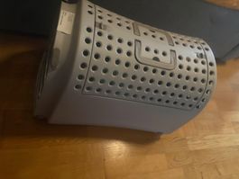 Transportbox für Katzen oder kleine Hunde - Grau