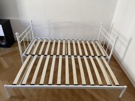 Beliani Ausziehbett Weiss 90 -180 x 200 | Top Zustand!!!