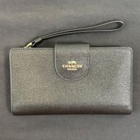 COACH Phone Portemonnaie Wristlet – Black/Schwarz – NEU