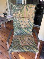 4 Sitzkissen Sunlounge Marke Doppler für Stapelstuhl