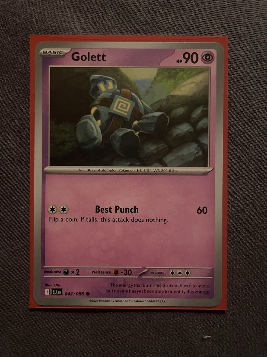 Pokémon Carte collezionabili: Golett – Nuovo (secondo la descrizione) da Lenk im Simmental venduto da banane50626