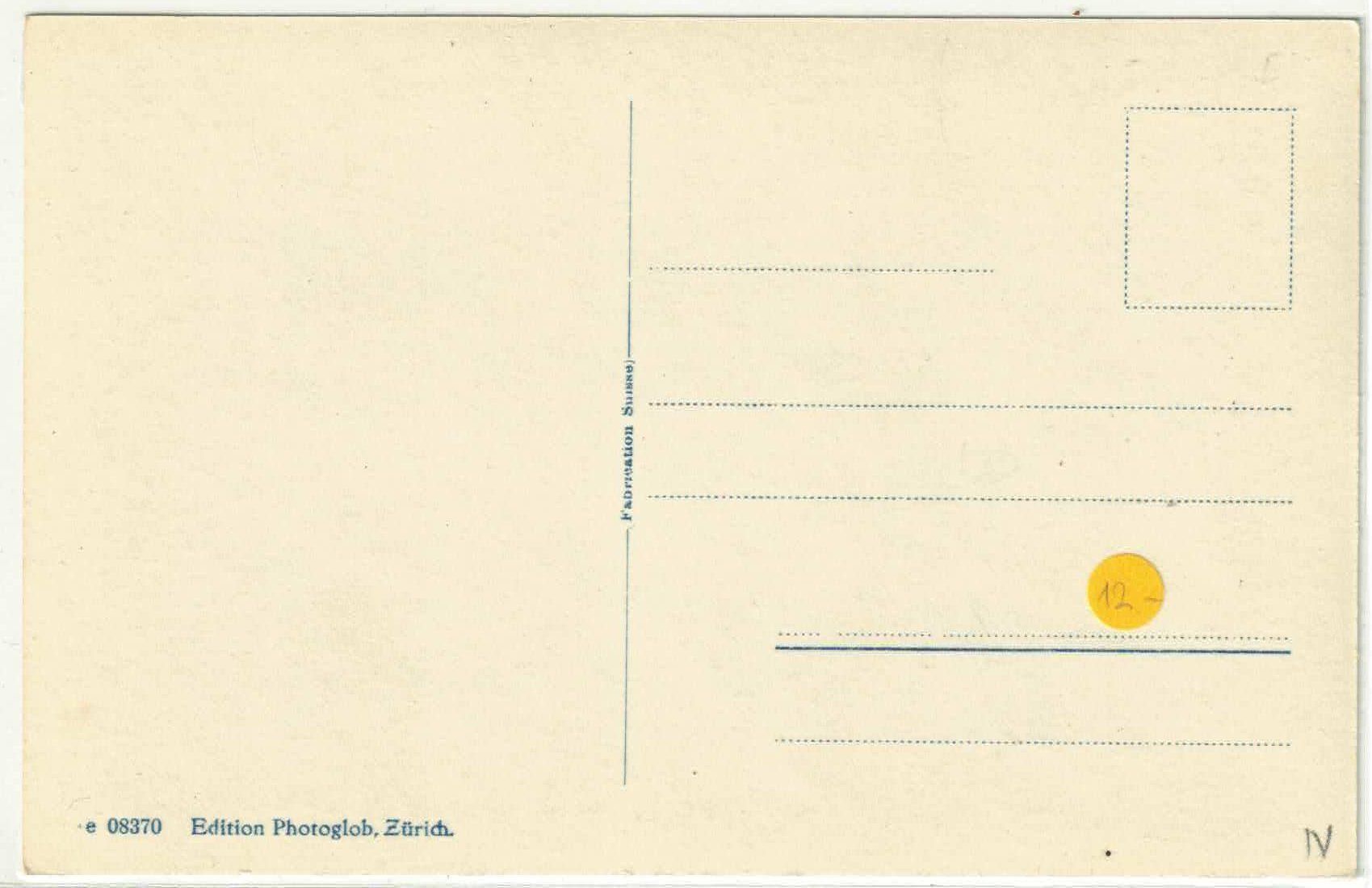 Cartoline postali: Gemmi - Hotel Schwarenbach - Pferdekutsche animee – Usato da Ettingen venduto da Kartenplanet 1