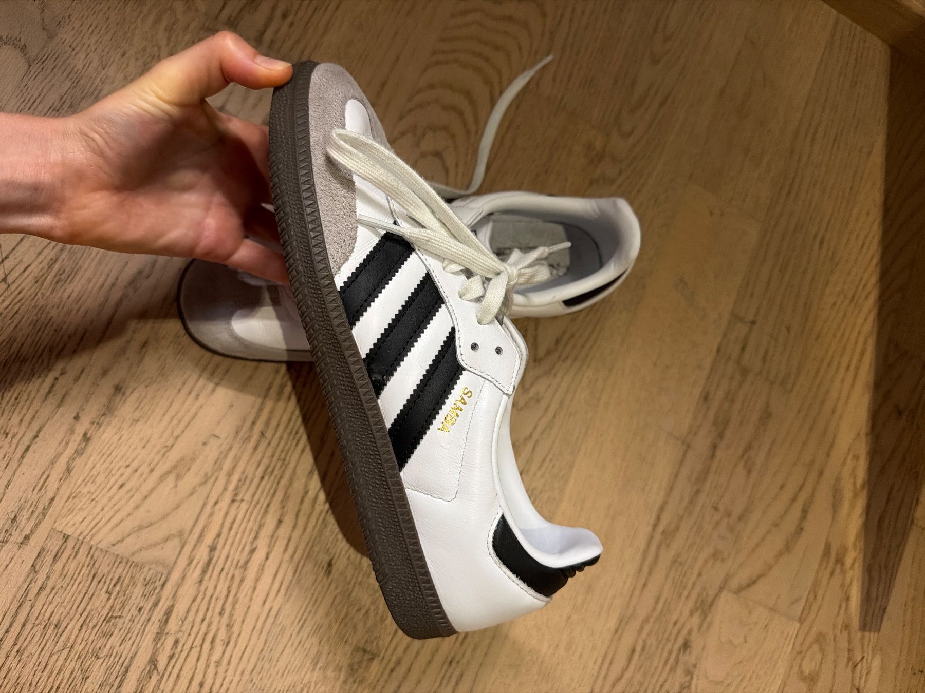 Adidas Scarpe da uomo: Adidas Samba Sneaker Weiss Grau – Nuovo (secondo la descrizione) da Hettlingen venduto da blu_tb6z 1