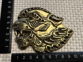 Gürtelschnalle Tigerkopf