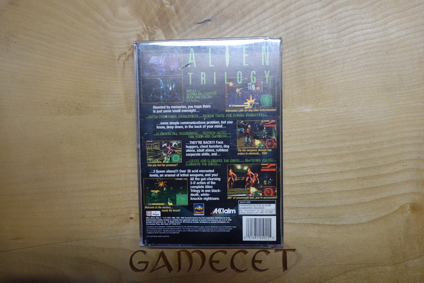 Sony Giochi: Alien Trilogy (Long Box) - Amerika – Usato da Steinach venduto da Gamecet 3