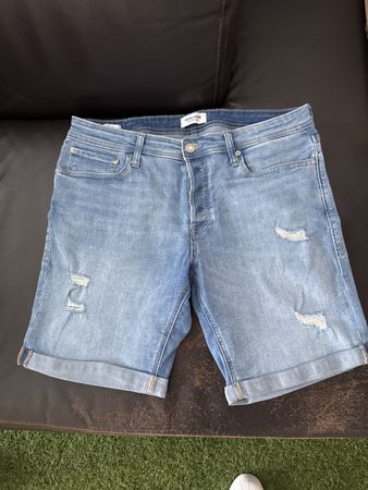 Short Jack & Jones en jeans bleu, taille L - Été!