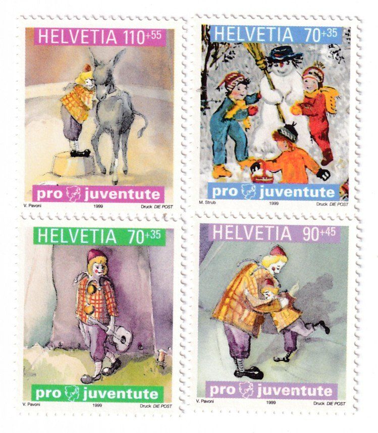 Tous les timbres: Schweiz 1999  ** – Neuf (Voir description) à Neuchâtel par karlpierrino