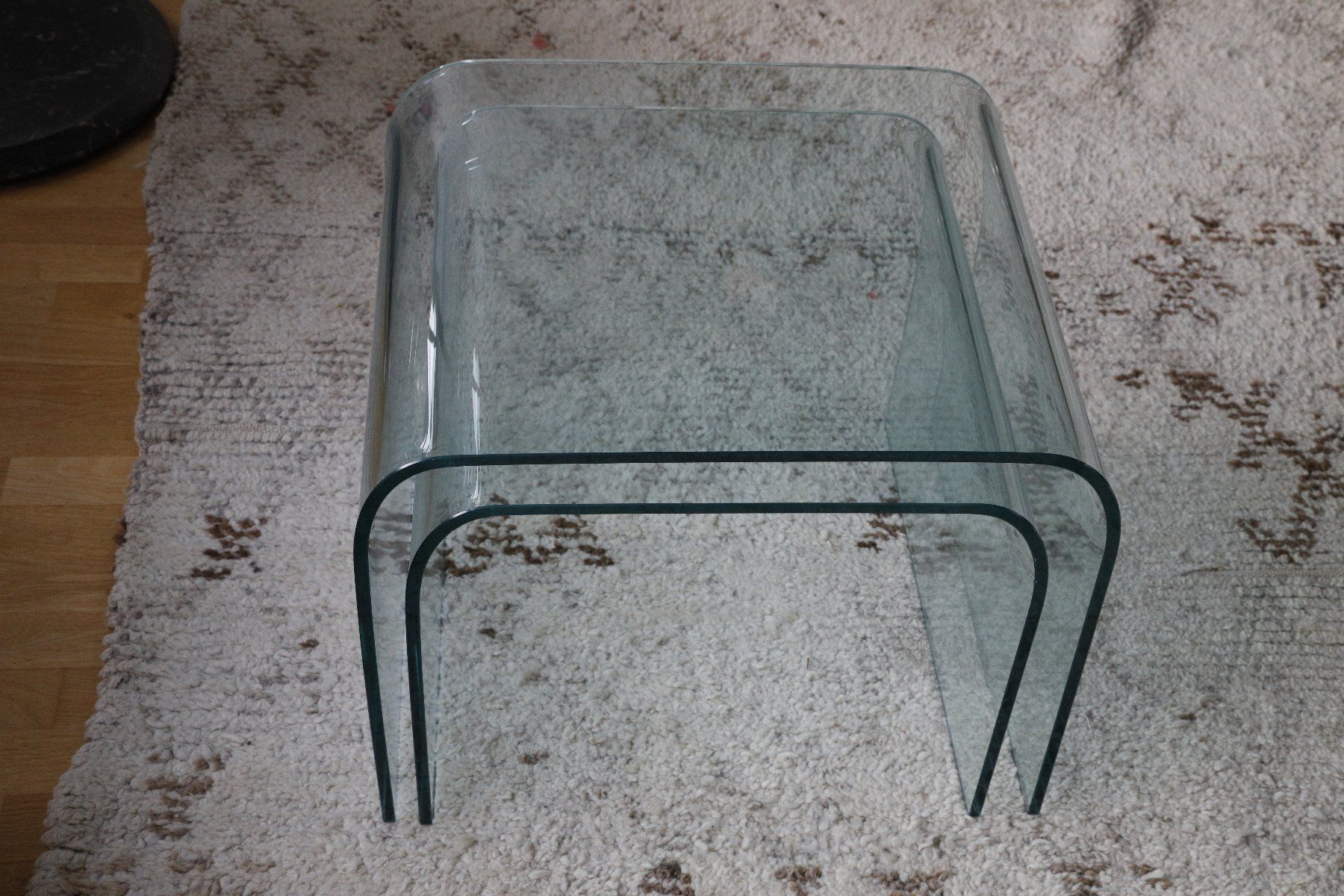 Tavoli: Satztisch gebogenes Glas – Usato da Zürich venduto da evolve1