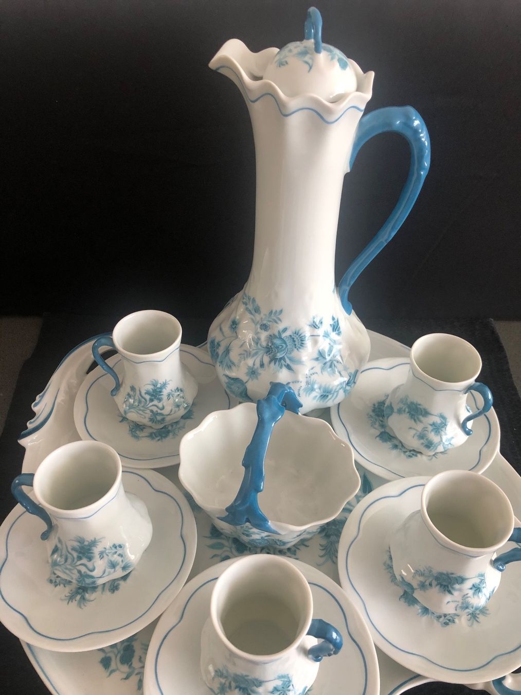 Teiere: Limoges RAR Kaffeekanne set mit Tablette 13STK – Usato da Oberglatt ZH venduto da ssch81 2
