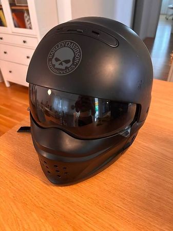Harley-Davidson Willie G X04 2-in-1 Helm, Gr. L, mattschwarz