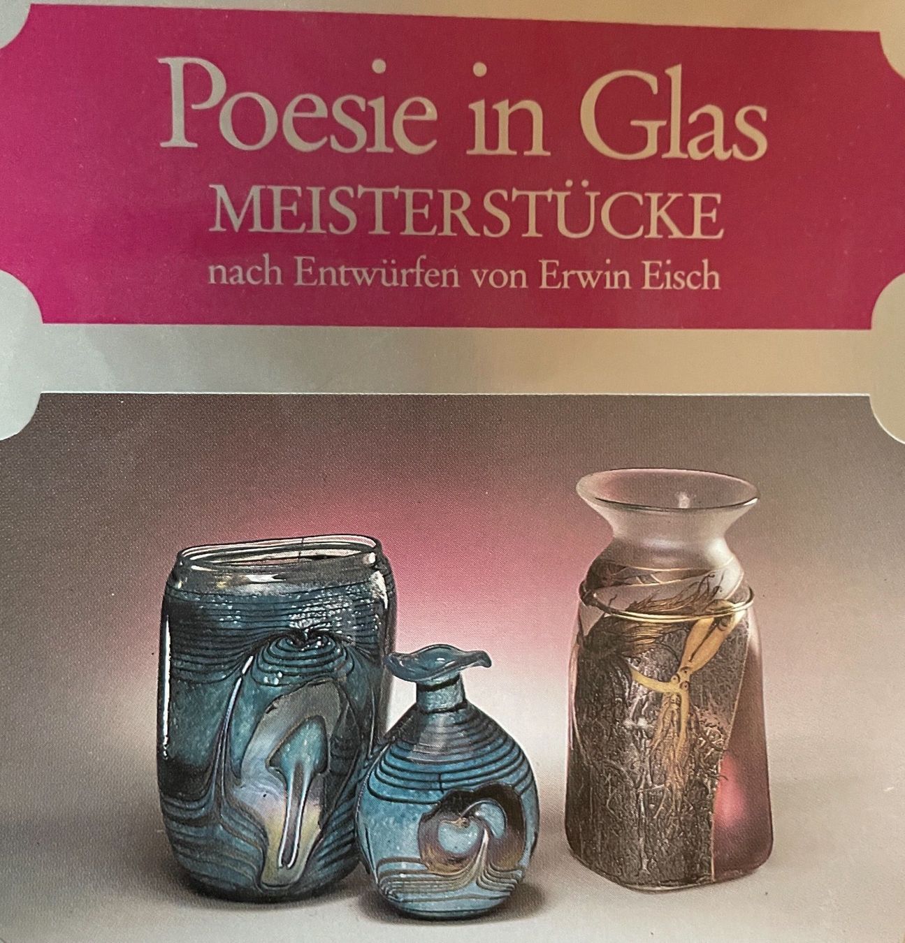 Vase & Récipients: Eisch Glasvase mundgeblasen handgemalt – Neuf (Voir description) à Bern par Chraebu2 5