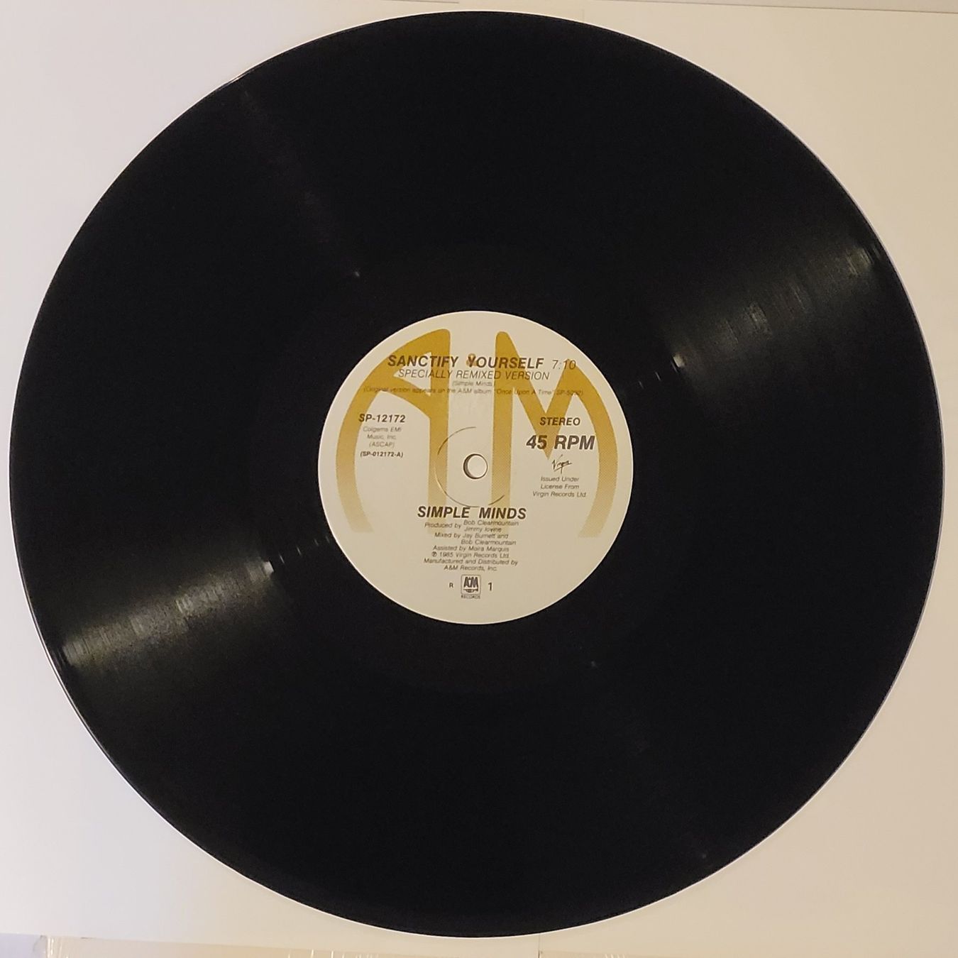 Dischi in vinile: Simple Minds – Sanctify Yourself – Usato da Zürich venduto da Avd 5